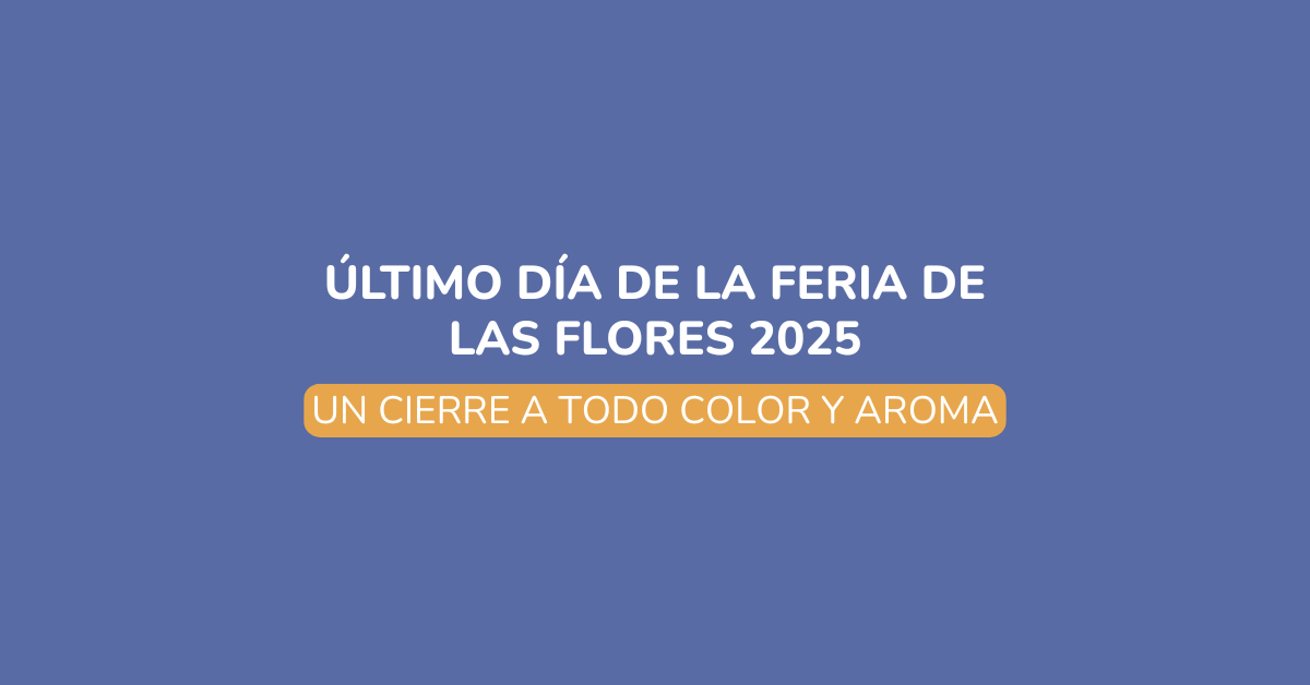 Desfile de Silleteros en el último día Feria de las Flores 2025 en Medellín, con coloridas silletas y público disfrutando del evento.